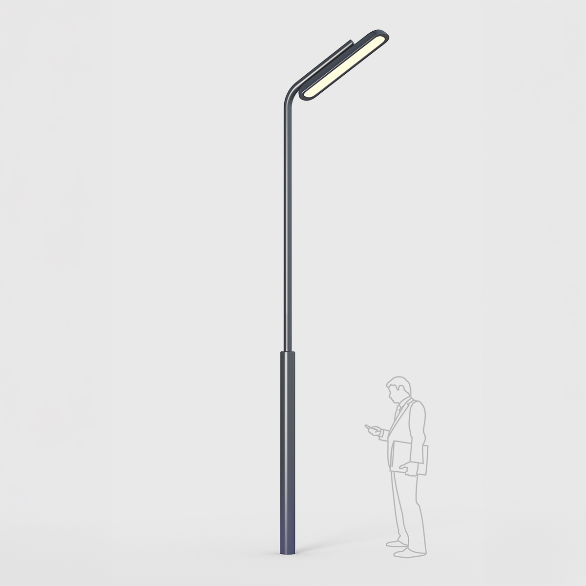 lampadaire urbain design Frédéric Sofia