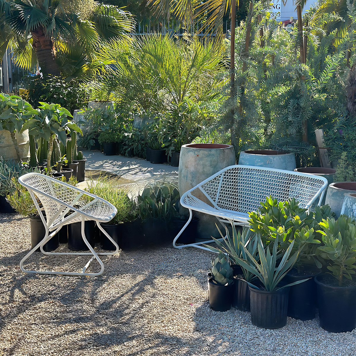 Chaise sixties blanche, design Frédéric sofia - Fermob