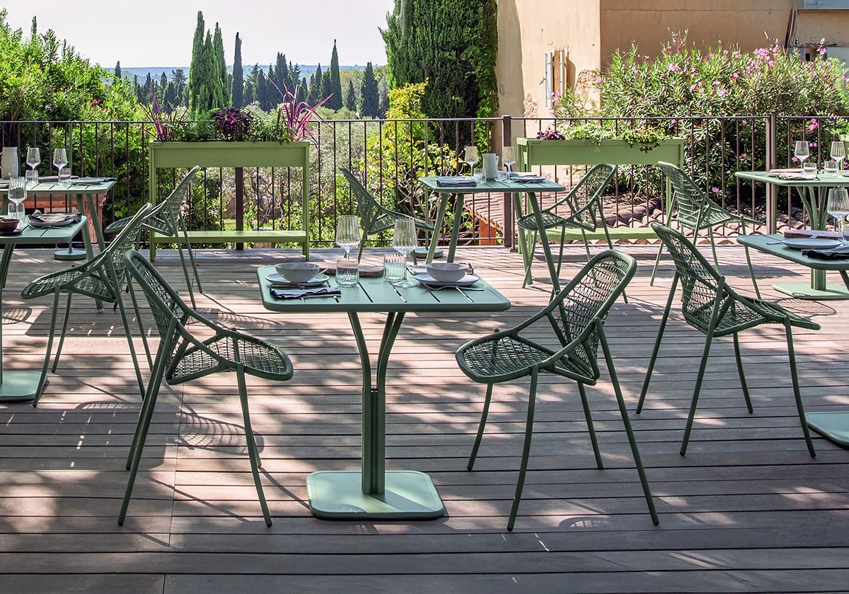 chaise sixties empilable